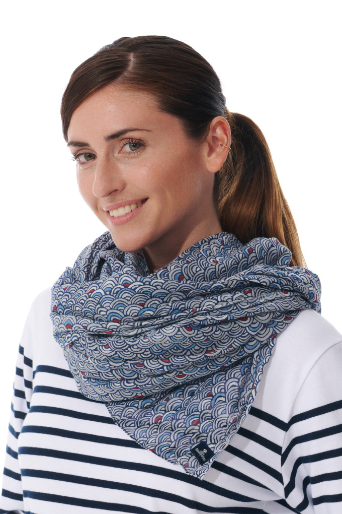 FOULARD SPECIAL Imprimé Vagues