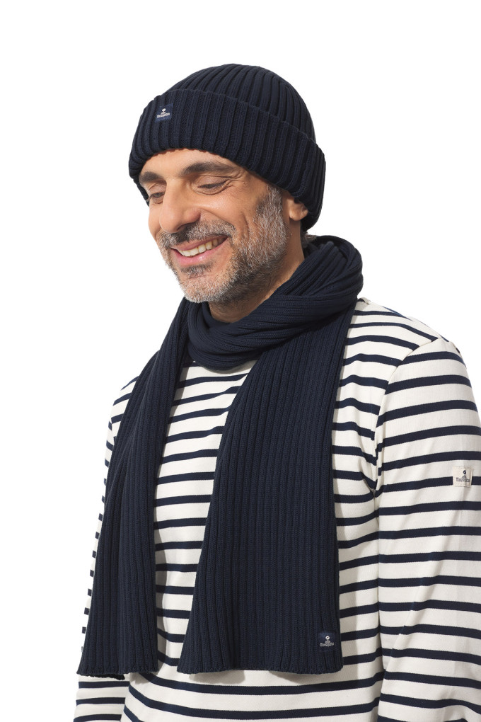 Bonnet cotelé en laine | Mousqueton