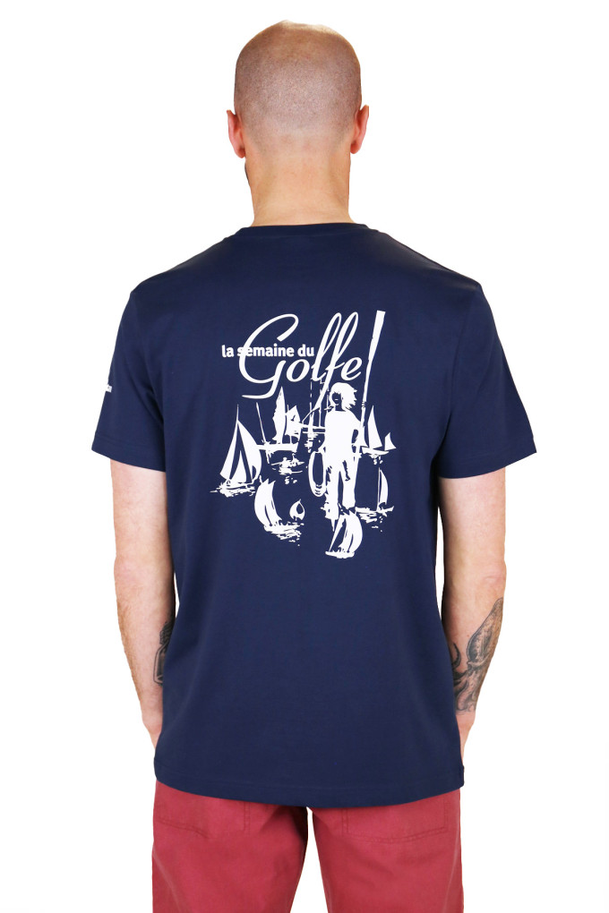 T-shirt off Semaine du Golfe MARINE