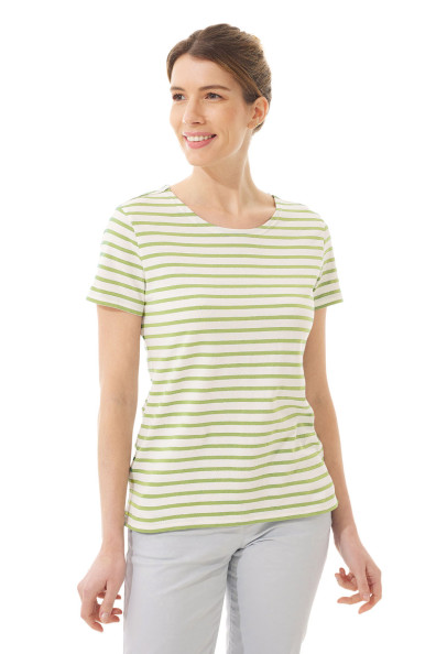 T-shirt rayé manches courtes femme | Mousqueton