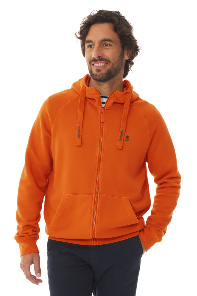 Sweat zippé à capuche homme | Mousqueton