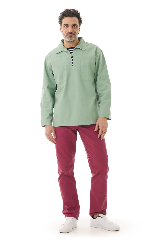 Vareuse de marin vert clair opale | Mousqueton