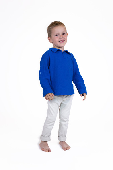 Chemise en gaze de coton enfant I Mousqueton