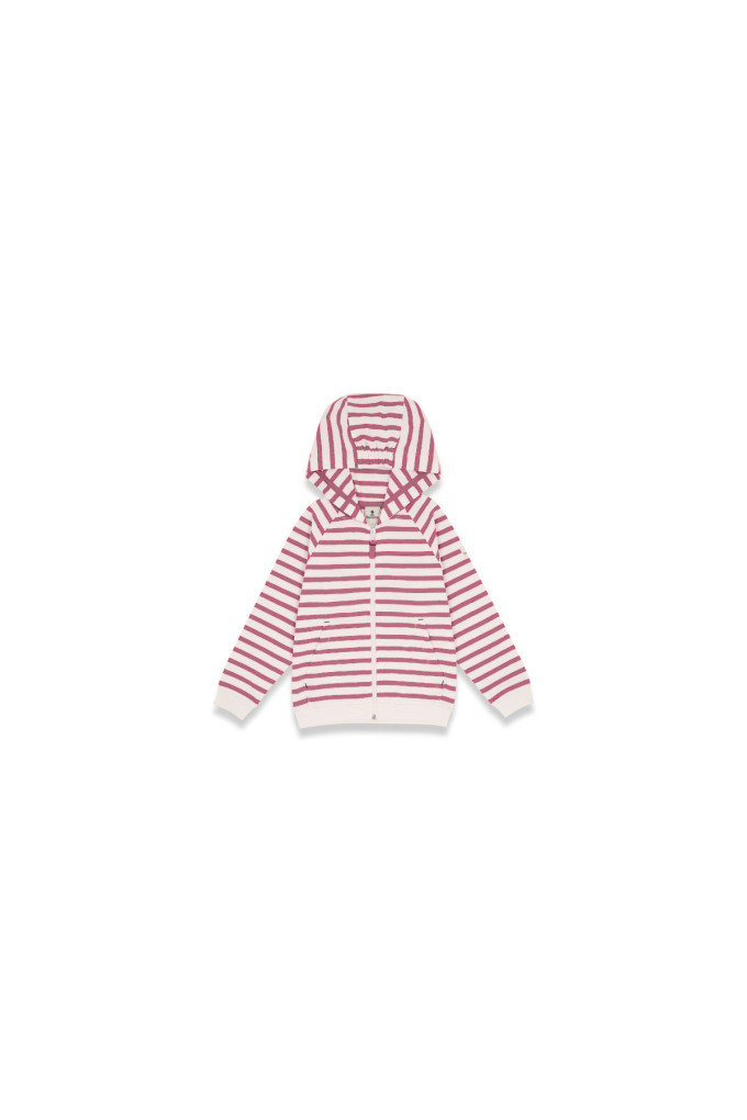 Gilet zippé rayé enfant | Mousqueton