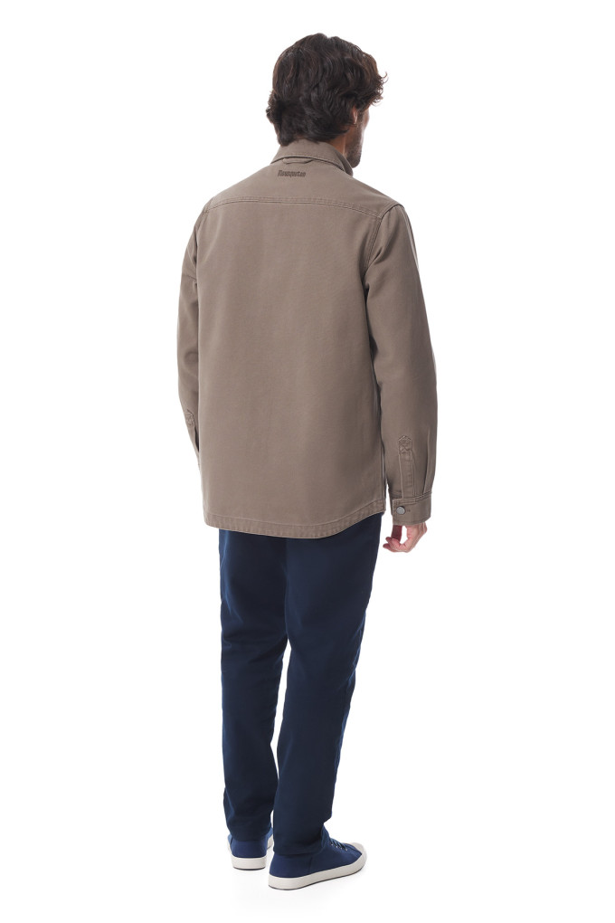 Veste surchemise homme marron pécan | Mousqueton