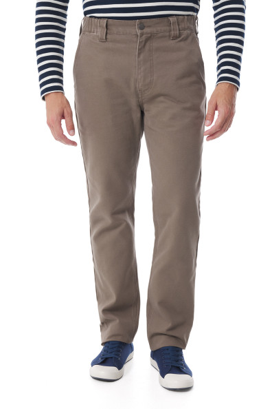 Pantalon en toile homme marron pécan | Mousqueton