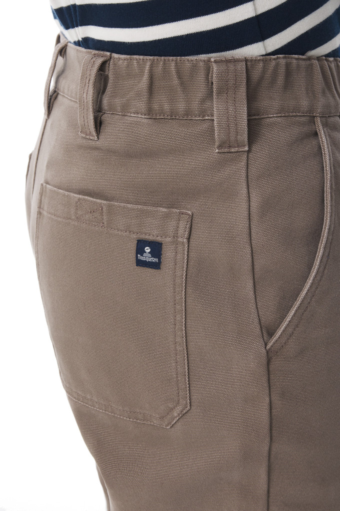 Pantalon en toile homme marron pécan | Mousqueton