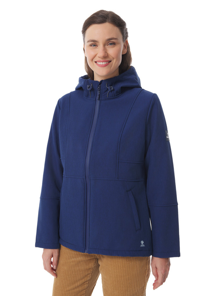 Women's softshell hooded jacket | Mousqueton