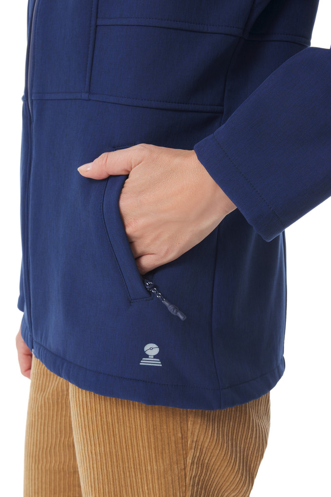 Women's softshell hooded jacket | Mousqueton