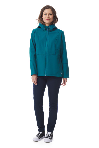 Veste à capuche softshell femme | Mousqueton