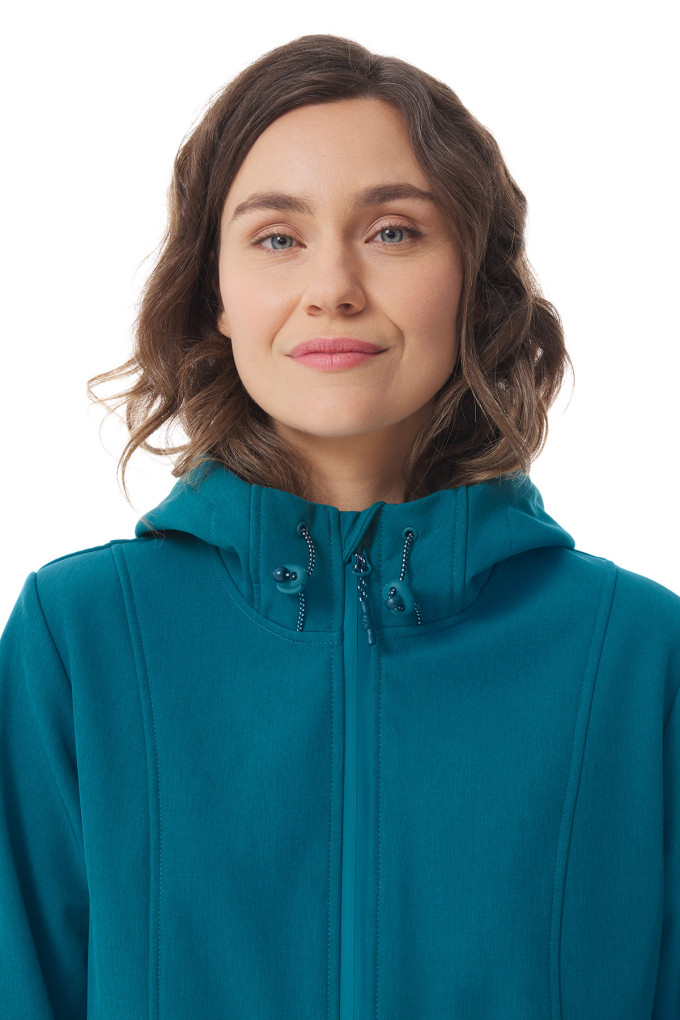 Veste à capuche softshell femme | Mousqueton