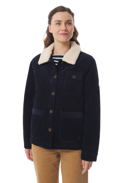 Veste de travail femme en velours côtelé | Mousqueton