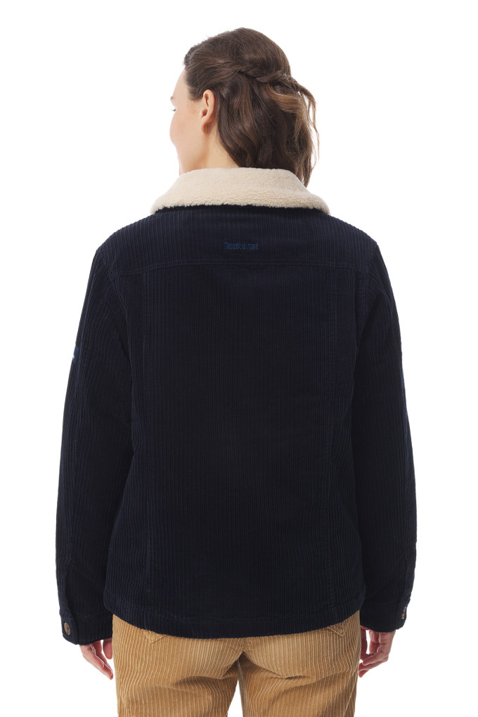 Veste de travail femme en velours côtelé | Mousqueton