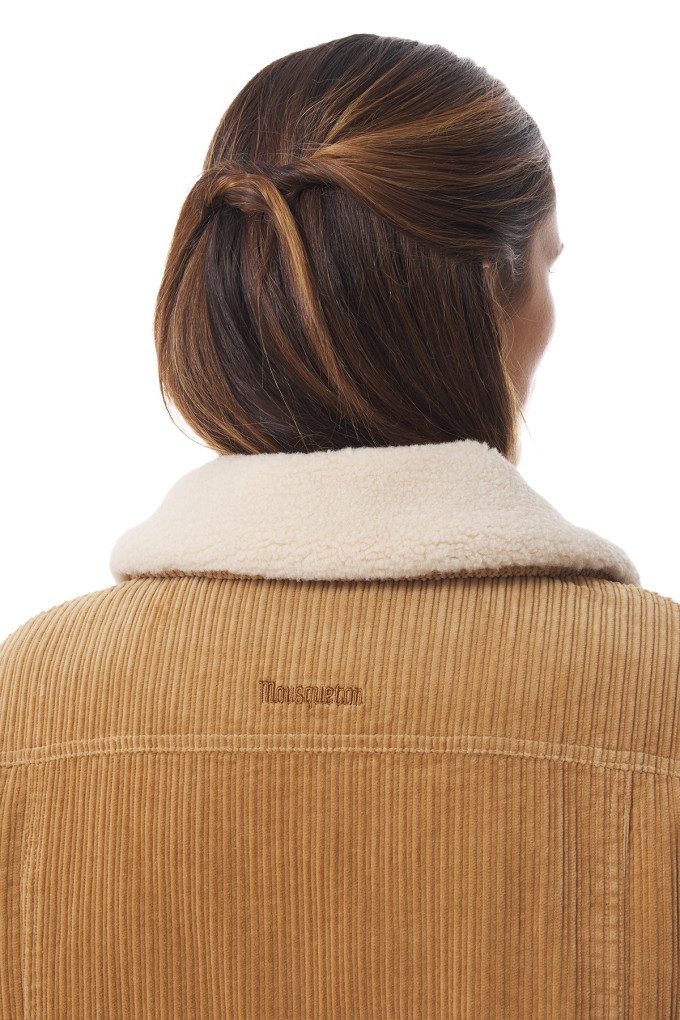 Veste de travail femme en velours côtelé | Mousqueton