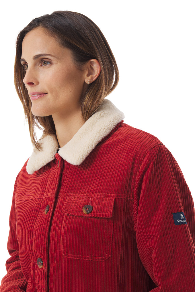 Veste de travail femme en velours côtelé | Mousqueton