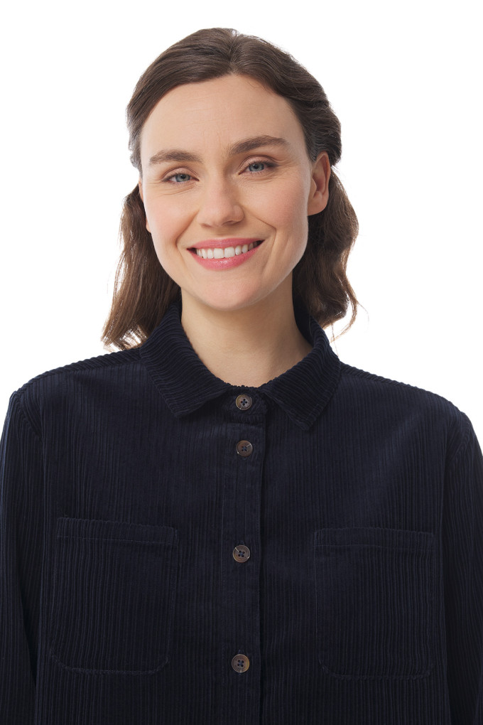 Surchemise femme en velours côtelé | Mousqueton