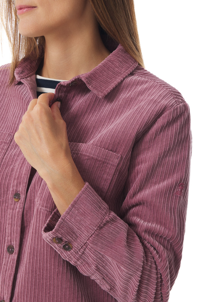 Surchemise femme en velours côtelé | Mousqueton