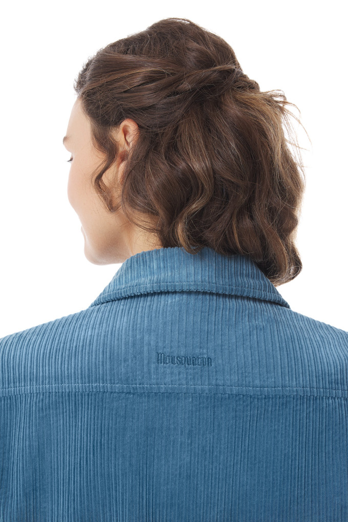 Surchemise femme en velours côtelé | Mousqueton