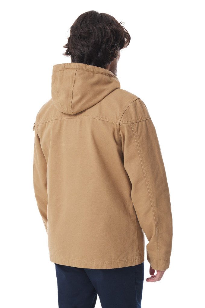Veste en toile déperlante beige Homme | Mousqueton