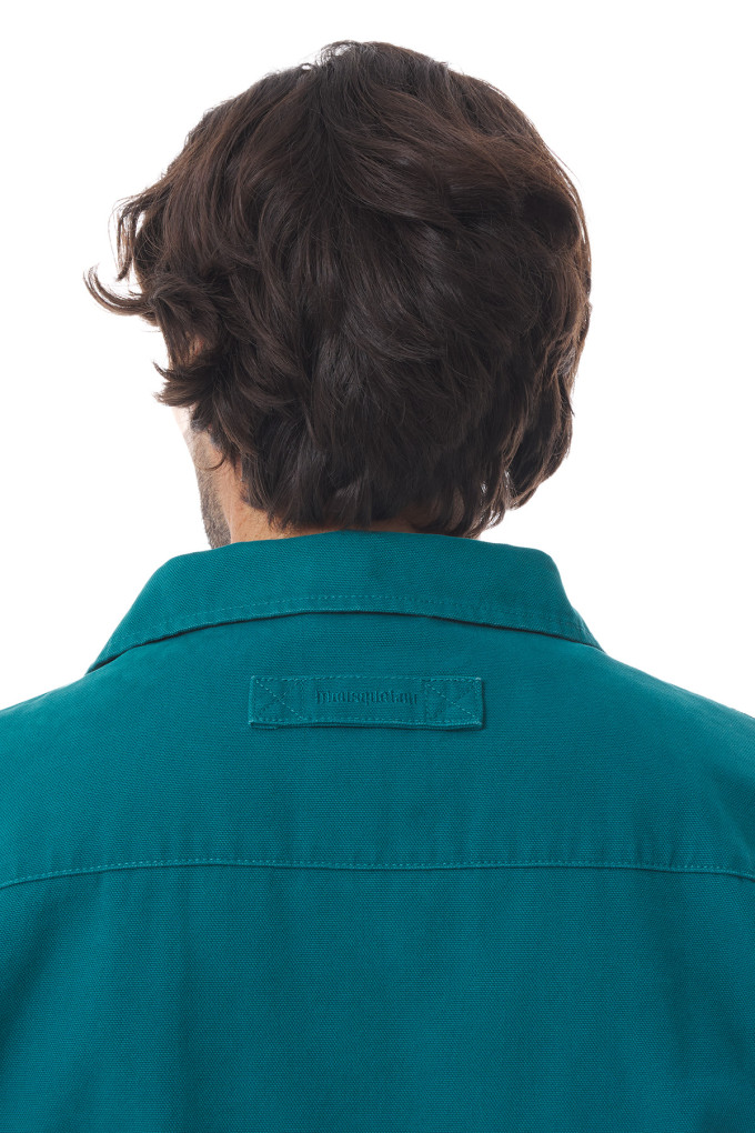 Vareuse de marin en toila canva vert émeraude | Mousqueton