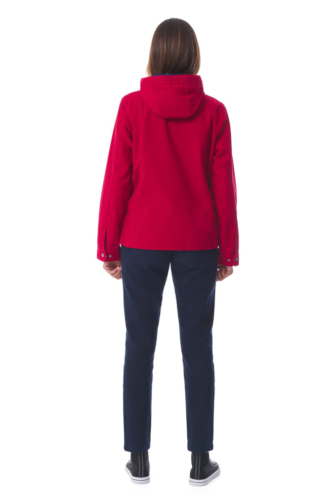 Veste à capuche en toile Femme| Mousqueton
