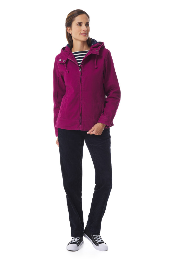 Veste à capuche en toile Femme| Mousqueton