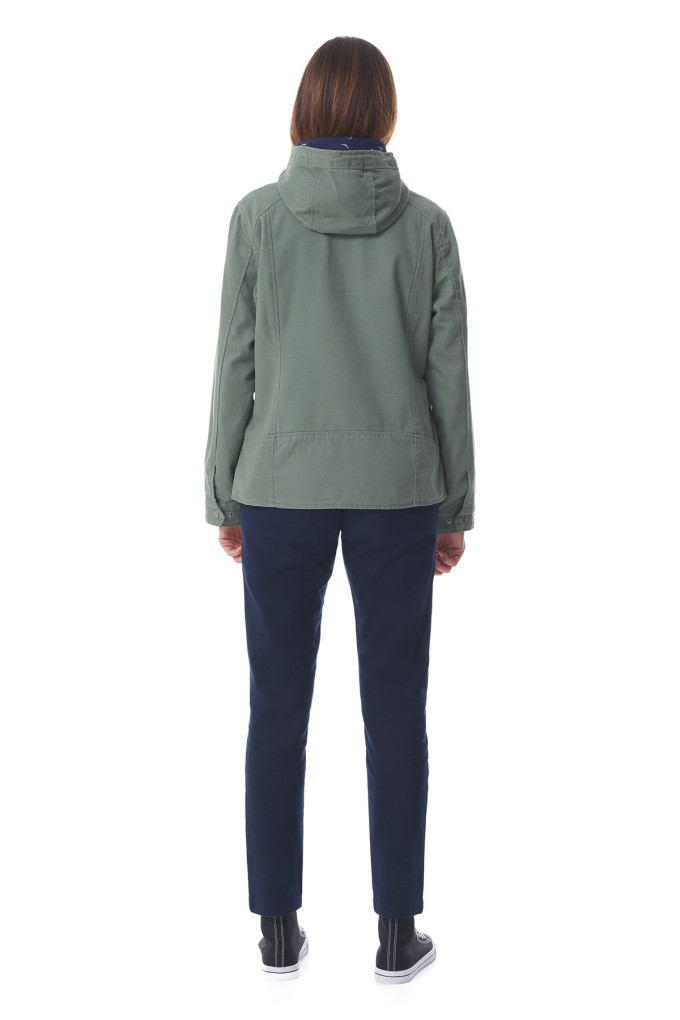 Veste à capuche en toile Femme| Mousqueton