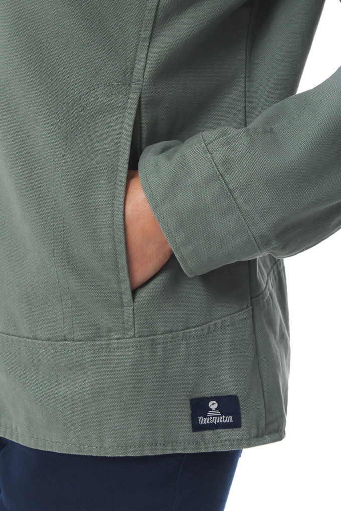 Veste à capuche en toile Femme| Mousqueton