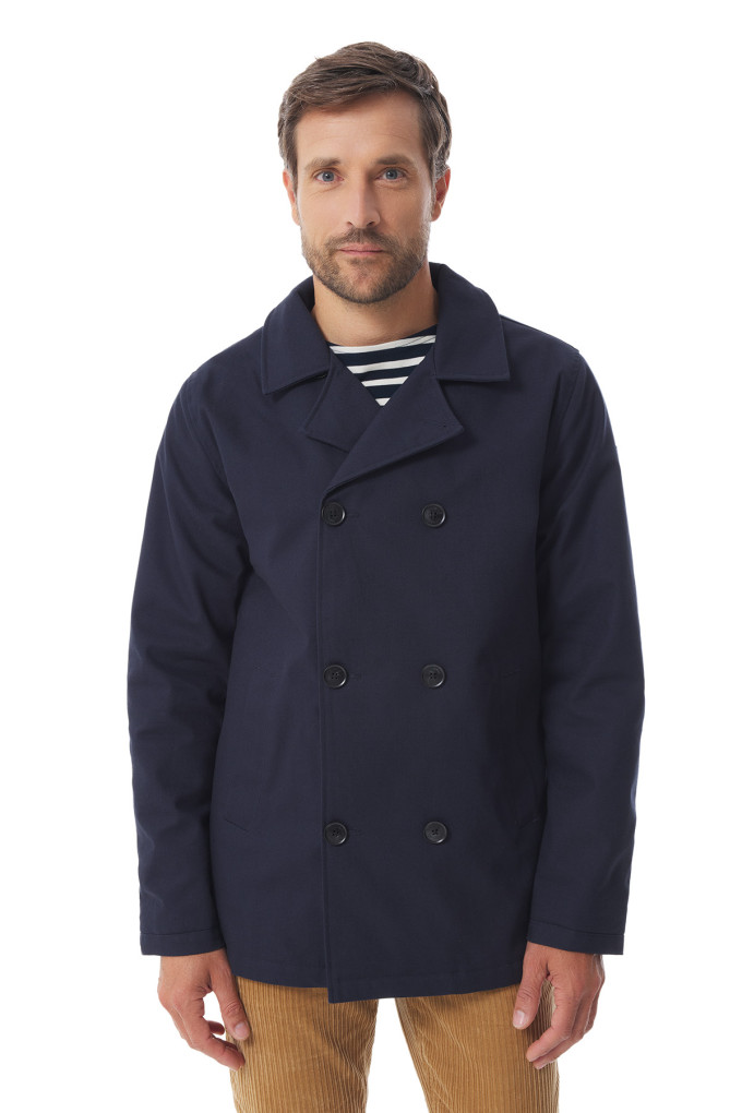 Men's water-resistant quilted peacoat | Mousqueton