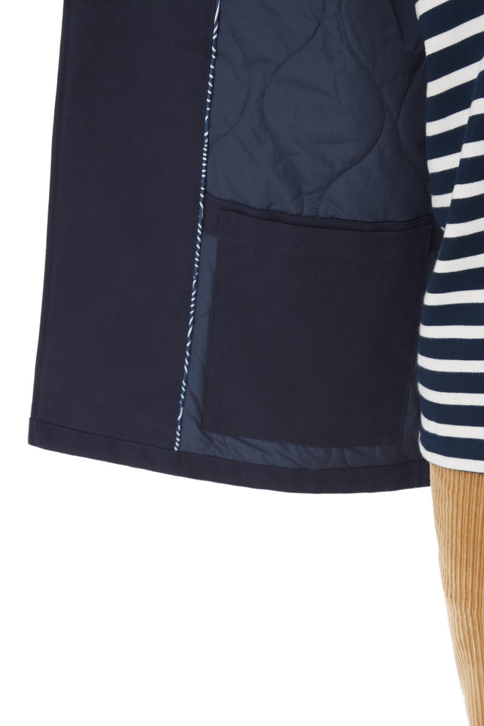 Men's water-resistant quilted peacoat | Mousqueton