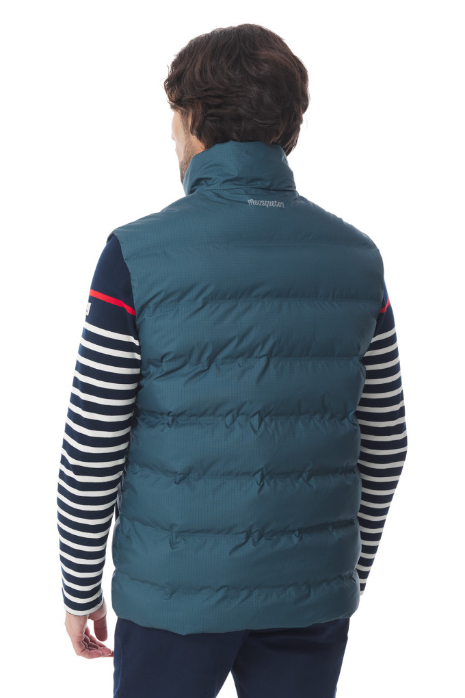 Doudoune sans manches homme bleu pétrole | Mousqueton