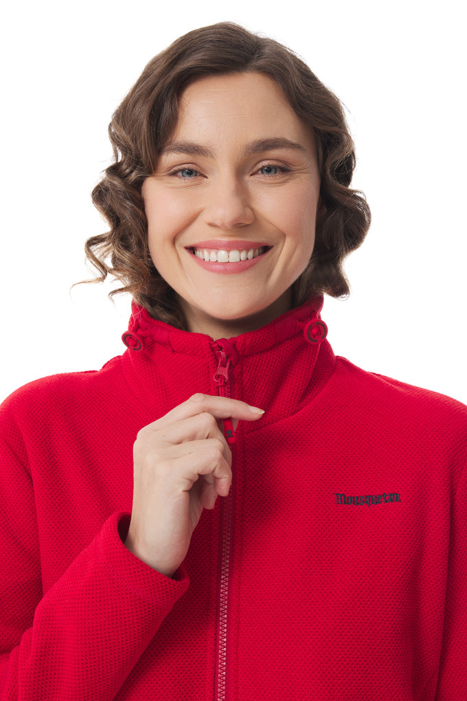 Polar fleece in recycled fabric for women | Mousqueton