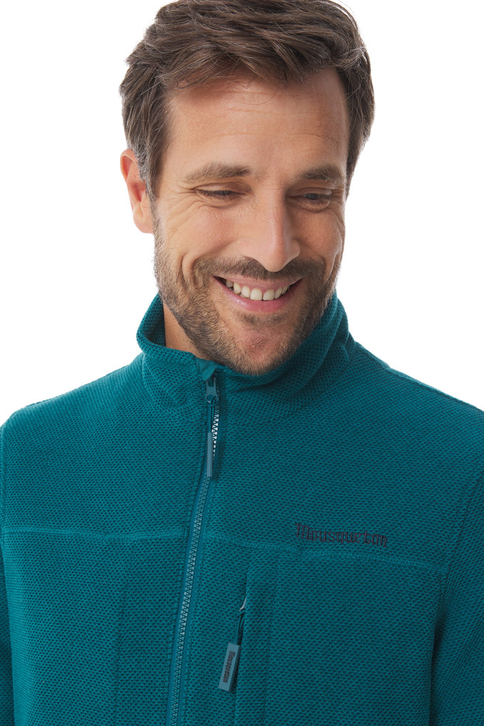 Men's zipped fleece jacket | Mousqueton