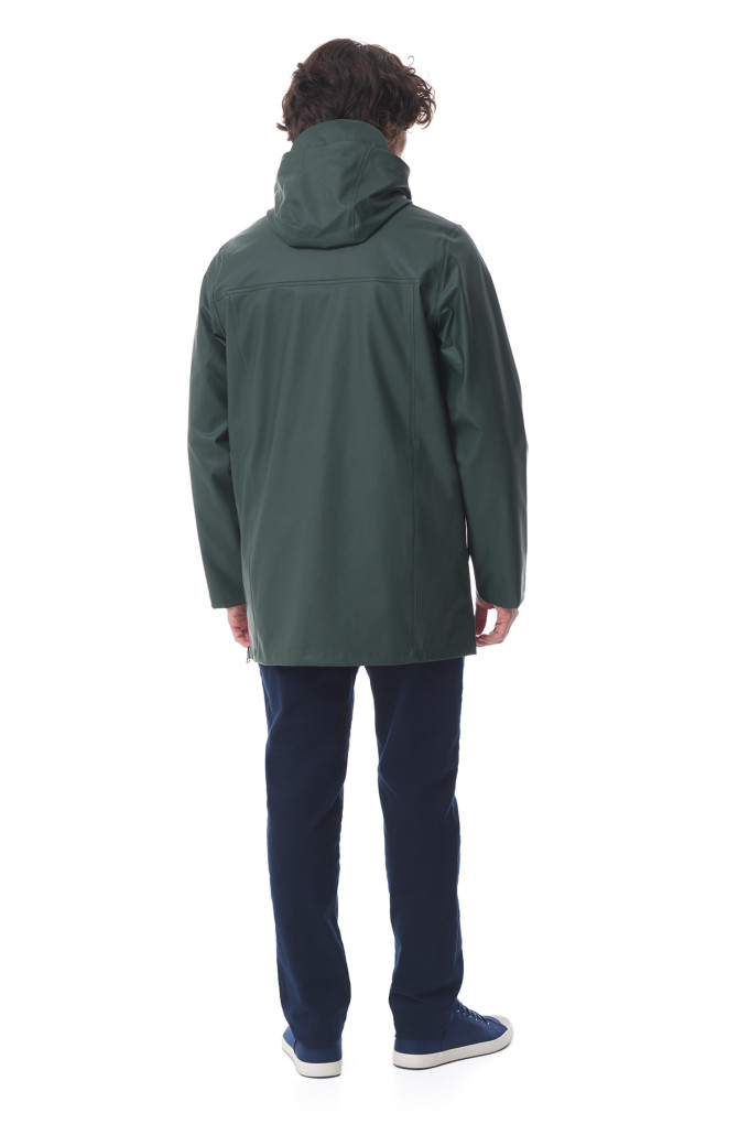 Ciré vert foncé imperméable mixte | Mousqueton