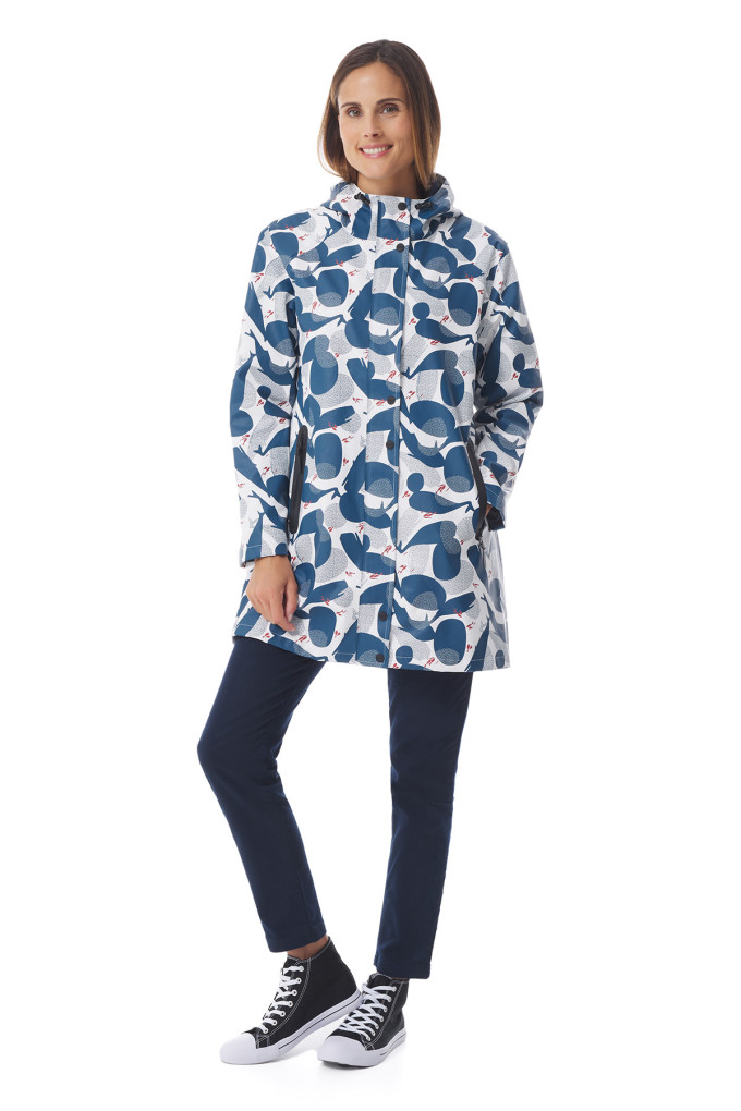 Ciré imperméable femme à motifs baleine | Mousqueton