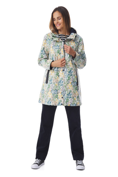 Ciré imperméable femme à motifs flore marine | Mousqueton