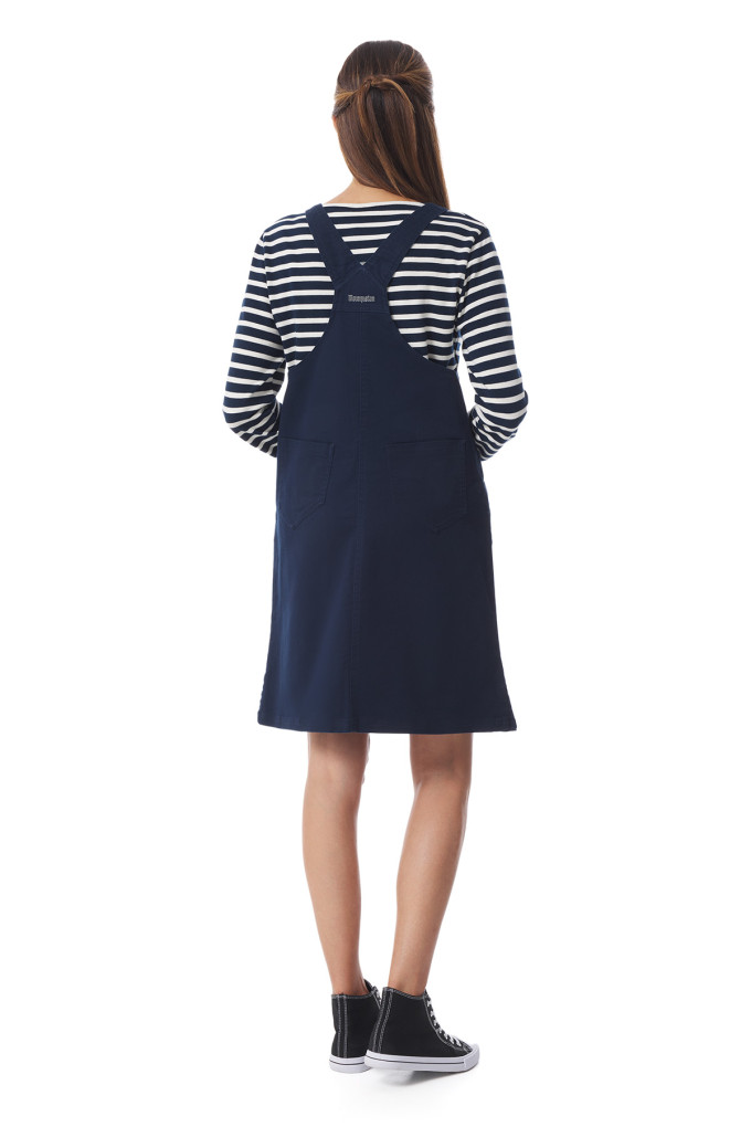 Robe salopette en coton | Mousqueton