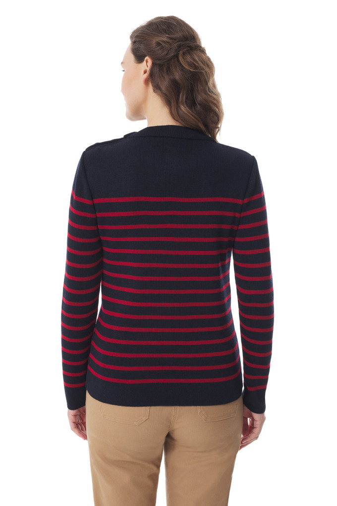 Pull marin rayé femme | Mousqueton