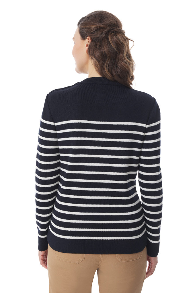 Pull marin rayé femme | Mousqueton
