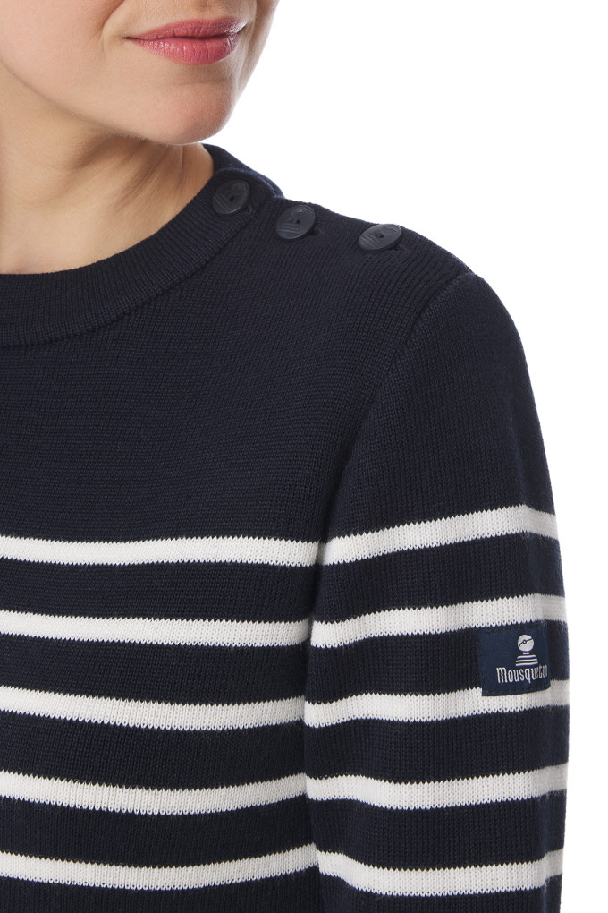 Pull marin rayé femme | Mousqueton