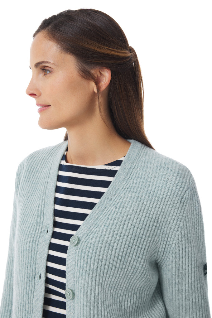 Women's wool cardigan | Mousqueton