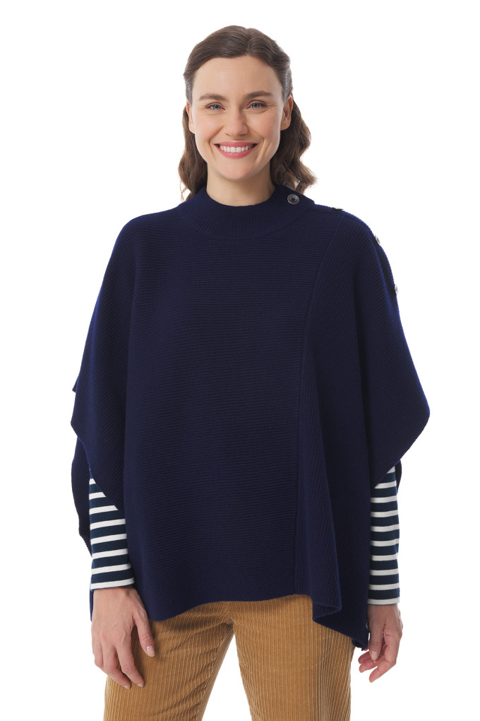Poncho en laine femme | Mousqueton