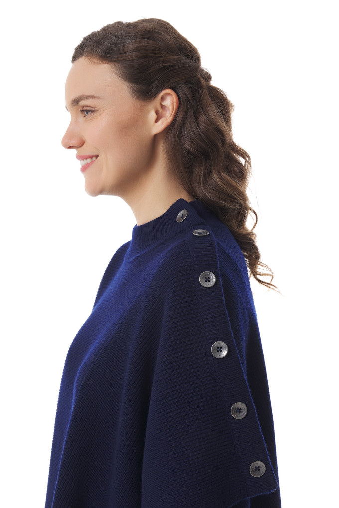 Poncho en laine femme | Mousqueton