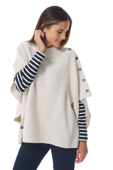 Poncho en laine femme | Mousqueton