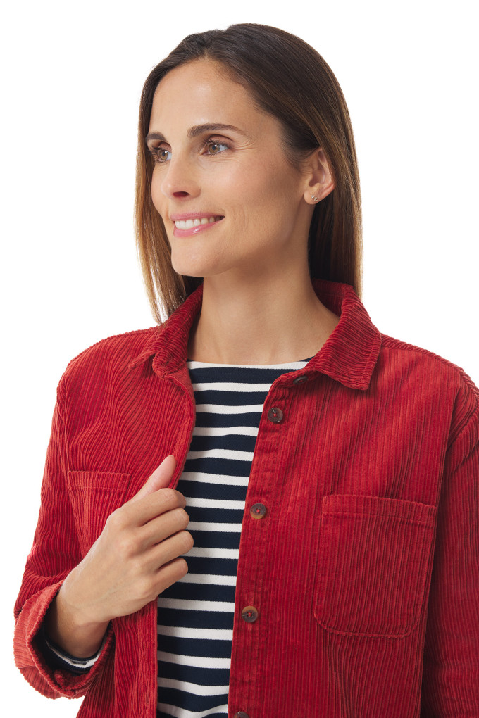 Surchemise femme en velours côtelé | Mousqueton