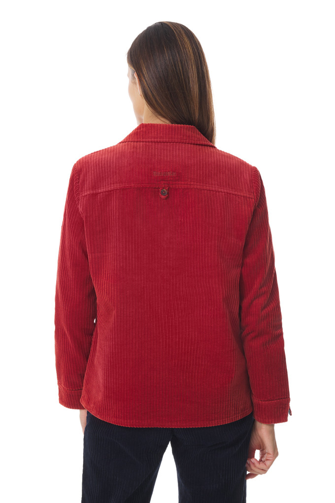 Blouse col V en velours côtelé | Mousqueton