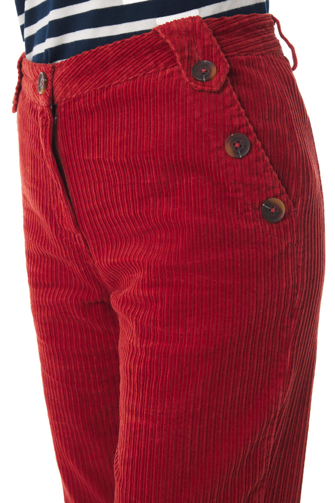 Pantalon en velours côtelé femme | Mousqueton