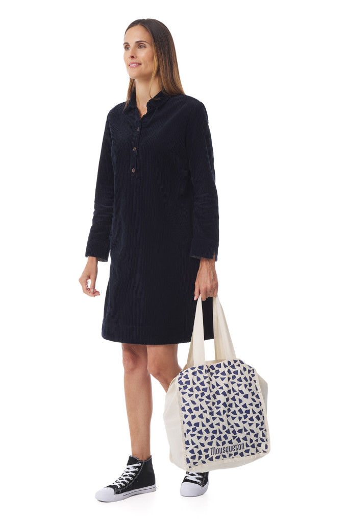 Tote bag à motifs voile | Mousqueton