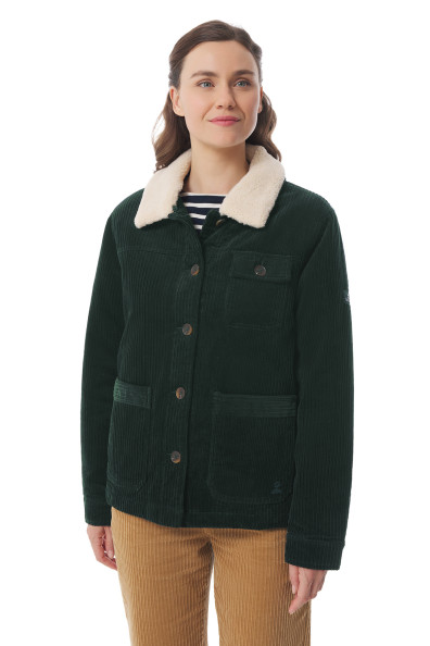 Veste de travail femme en velours côtelé | Mousqueton