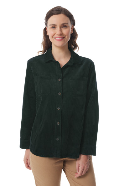 Surchemise femme en velours côtelé | Mousqueton